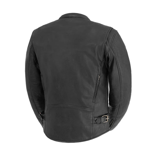 Apex Premium Men's Motorcycle Leather Jacket | Columbus Leather USA