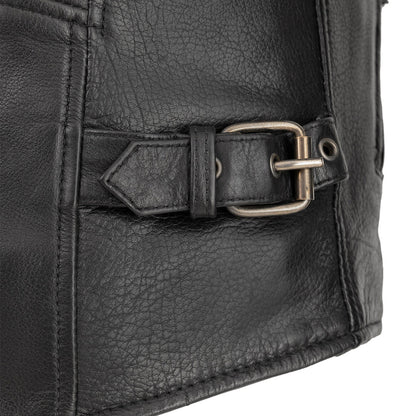 Apex Premium Men's Motorcycle Leather Jacket | Columbus Leather USA