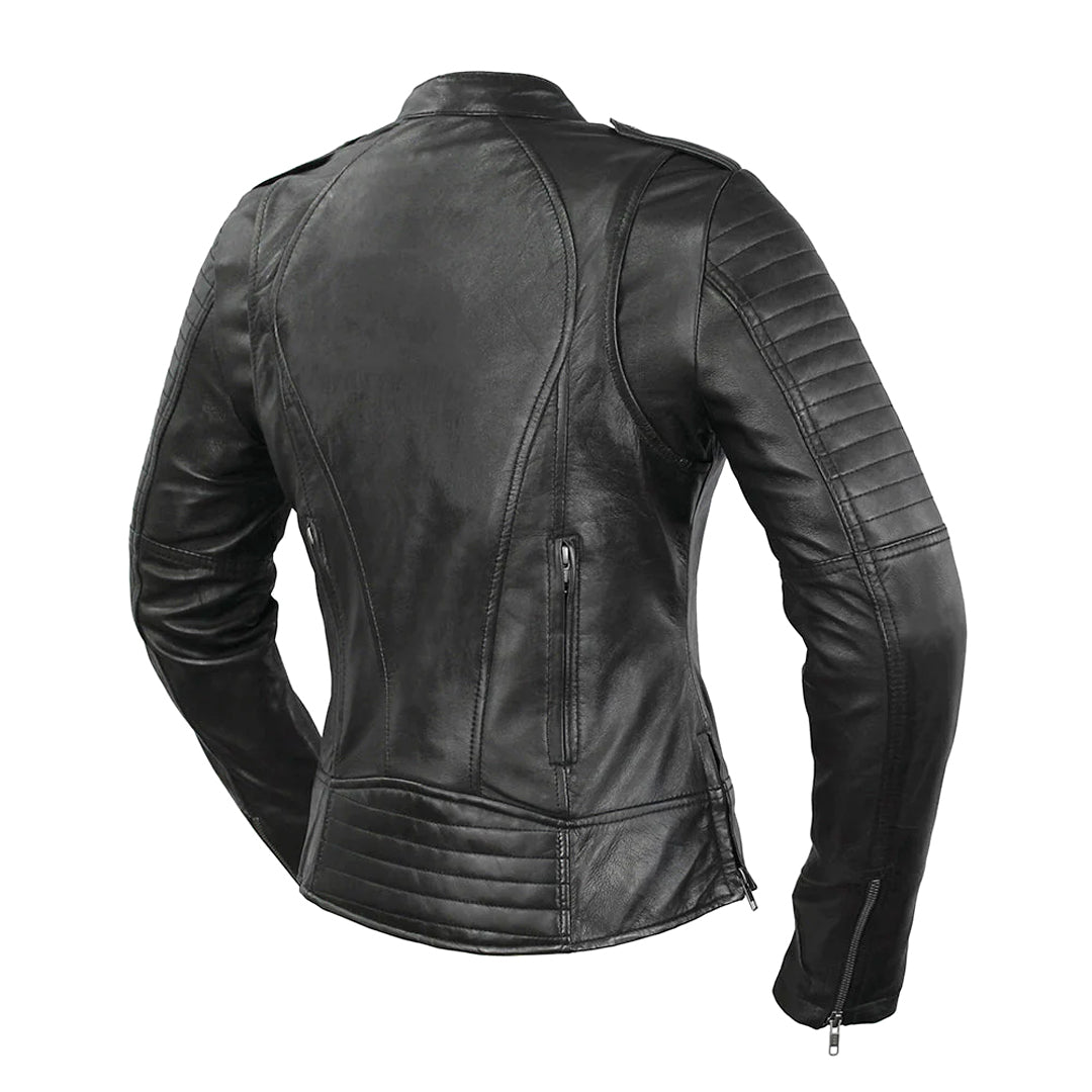 Biker Queen – Women’s Motorcycle Leather Jacket | Columbus Leather USA
