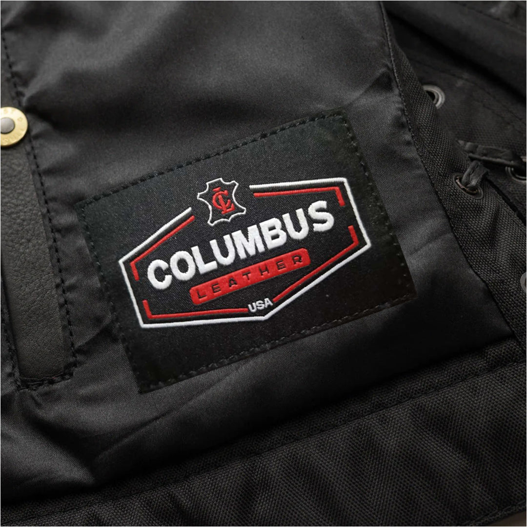 Bonnie Women's Club Style Motorcycle Leather Vest | Columbus Leather USA