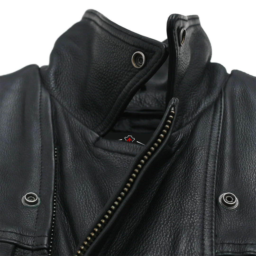 Commander Men’s Motorcycle Leather Jacket | Columbus Leather
