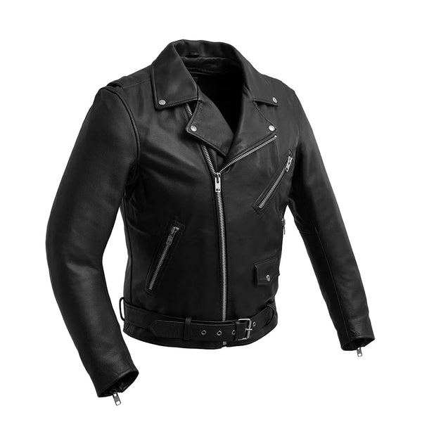 Crossfire Men’s Motorcycle Leather Jacket | Columbus Leather USA