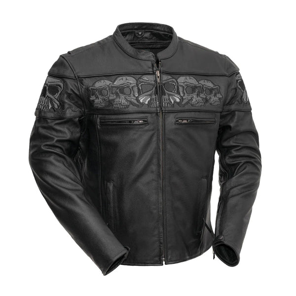 Ghost Rider Men’s Motorcycle Leather Jacket | Columbus Leather USA