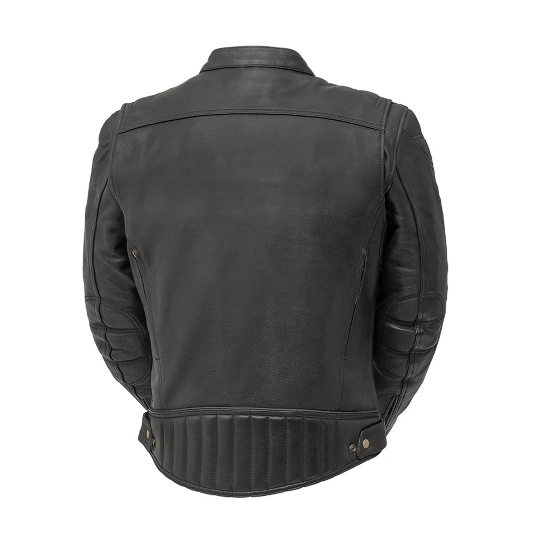High Voltage Men’s Motorcycle Leather Jacket – Columbus Leather