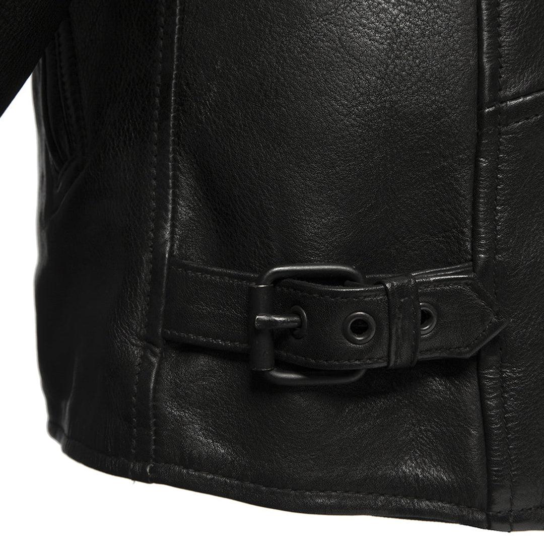 High Voltage Men’s Motorcycle Leather Jacket – Columbus Leather