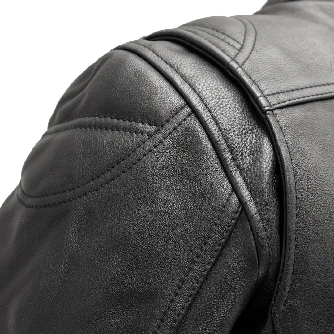 High Voltage Men’s Motorcycle Leather Jacket – Columbus Leather