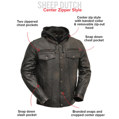 Predator Men’s Motorcycle Leather Jacket | Columbus Leather