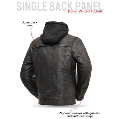 Predator Men’s Motorcycle Leather Jacket | Columbus Leather