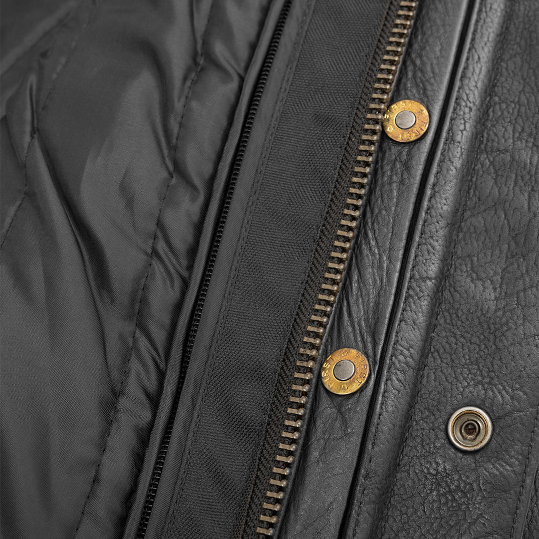 Storm Rider Men’s Motorcycle Leather Jacket | Columbus Leather USA