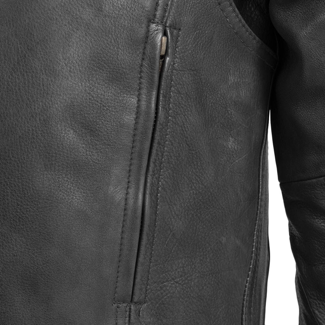 Storm Rider Men’s Motorcycle Leather Jacket | Columbus Leather USA