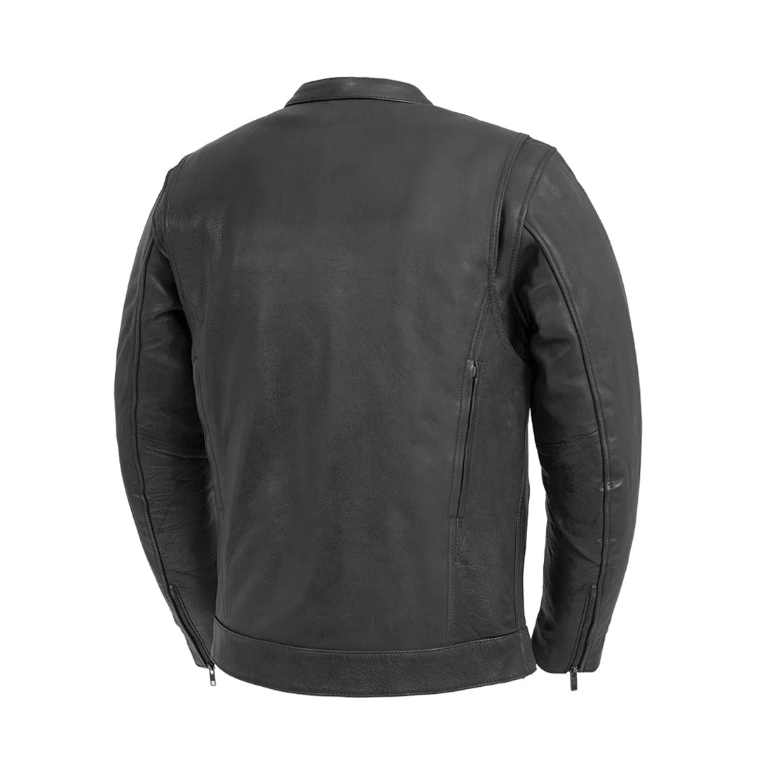 Storm Rider Men’s Motorcycle Leather Jacket | Columbus Leather USA