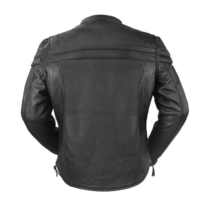 Rebel Spirit Men’s Motorcycle Leather Jacket | Columbus Leather USA