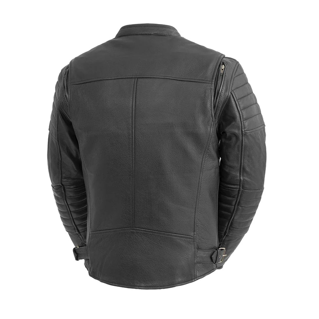Roadster Men’s Motorcycle Leather Jacket | Columbus Leather USA