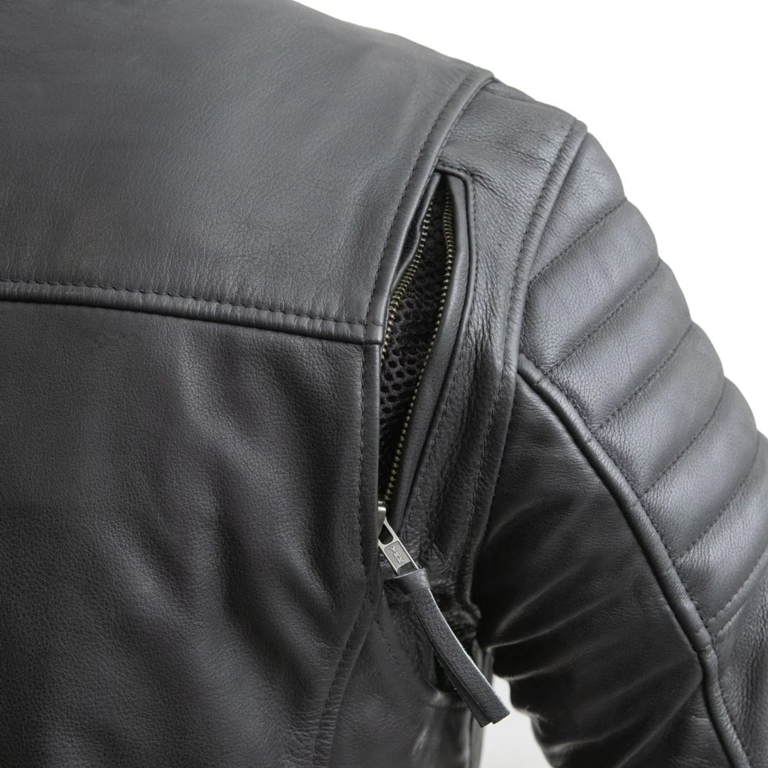 Roadster Men’s Motorcycle Leather Jacket | Columbus Leather USA