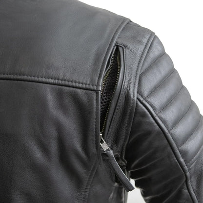 Roadster Men’s Motorcycle Leather Jacket | Columbus Leather USA