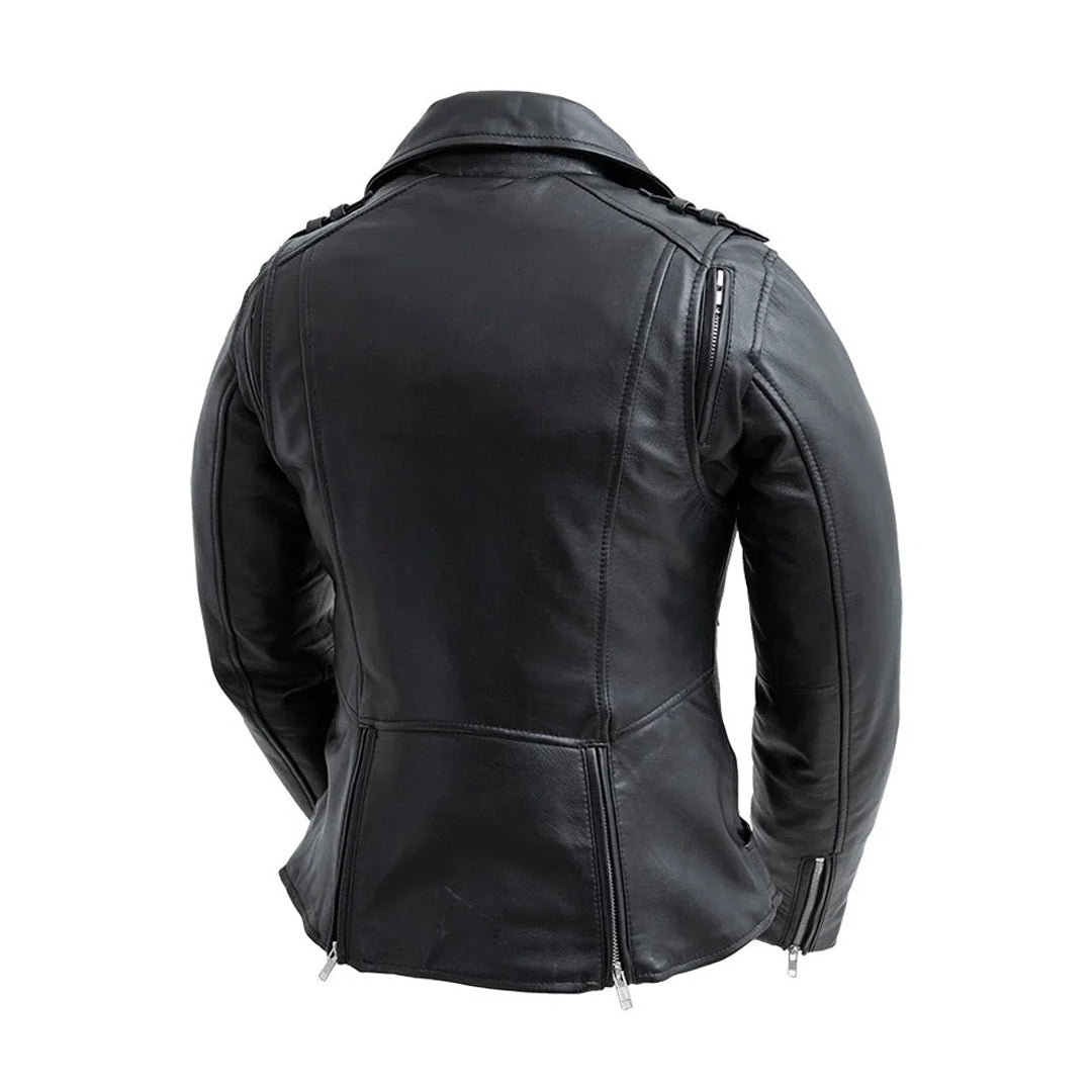 Rosefire – Women’s Motorcycle Leather Jacket | Columbus Leather USA