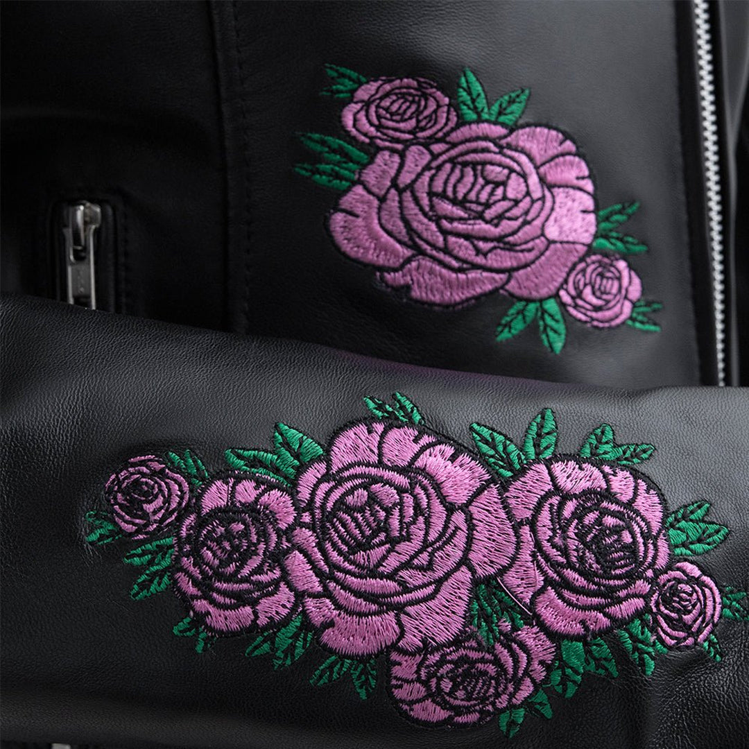 Rosefire – Women’s Motorcycle Leather Jacket | Columbus Leather USA