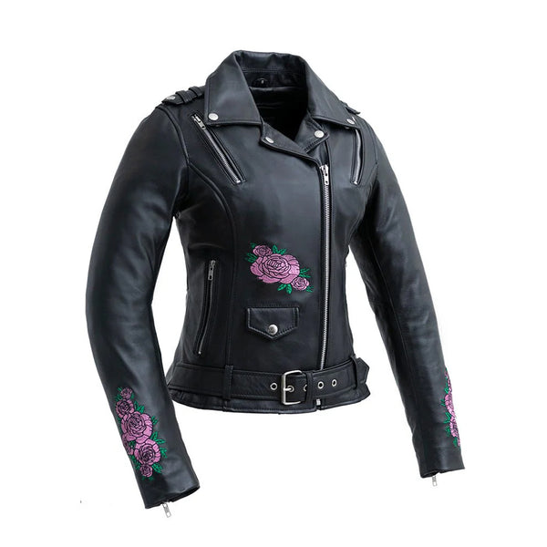 Rosefire – Women’s Motorcycle Leather Jacket | Columbus Leather USA