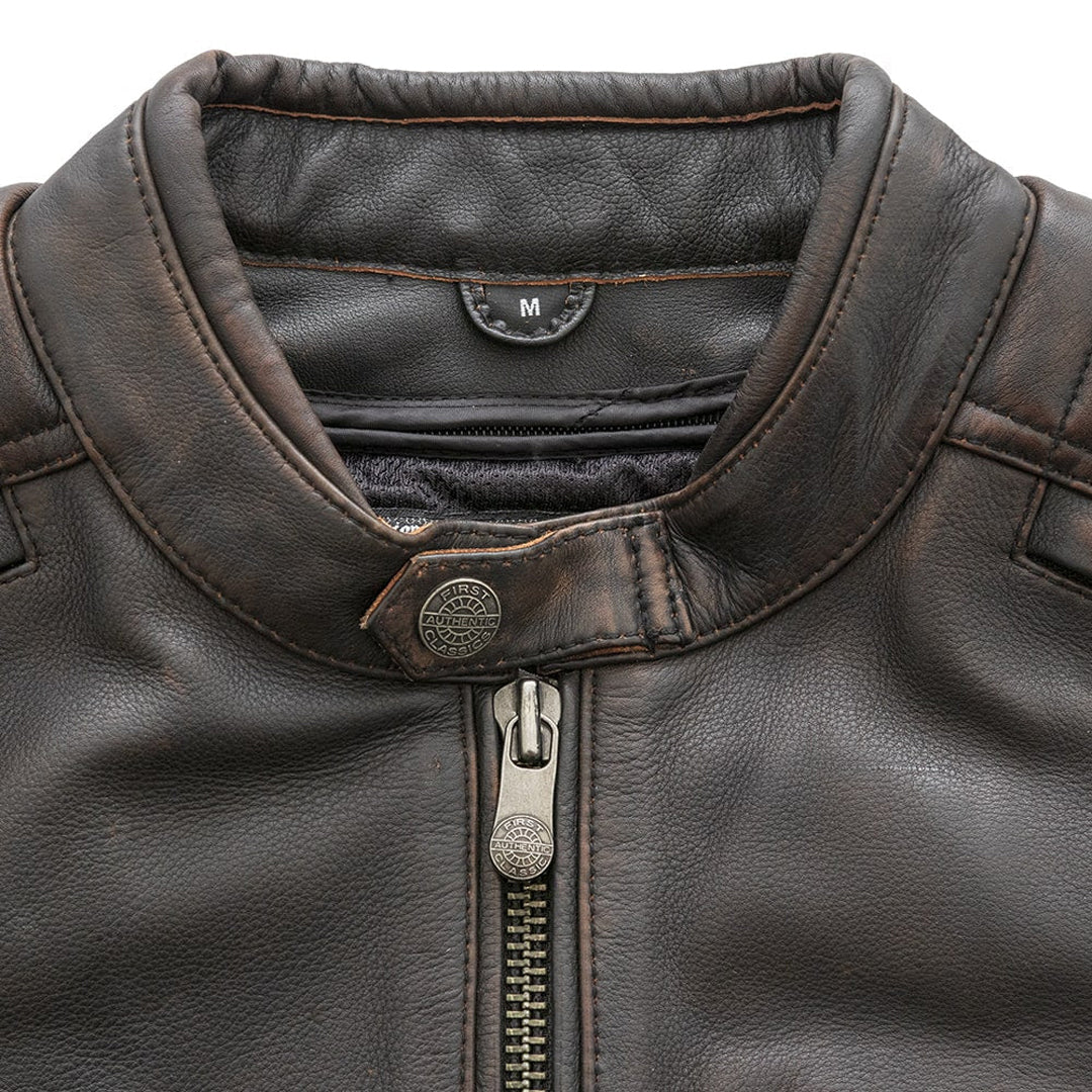 Sentinel Men’s Motorcycle Leather Jacket | Columbus Leather USA