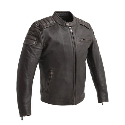 Sentinel Men’s Motorcycle Leather Jacket | Columbus Leather USA