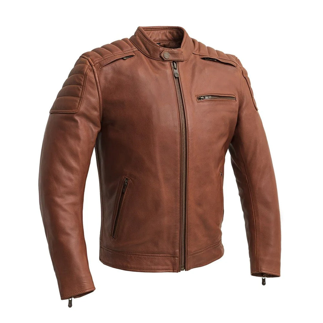Sentinel Men’s Motorcycle Leather Jacket | Columbus Leather USA