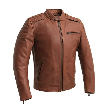 Sentinel Men’s Motorcycle Leather Jacket | Columbus Leather USA