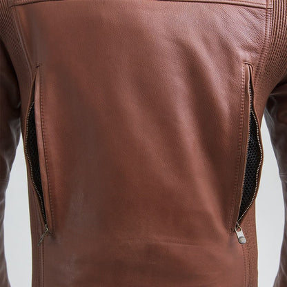 Sentinel Men’s Motorcycle Leather Jacket | Columbus Leather USA