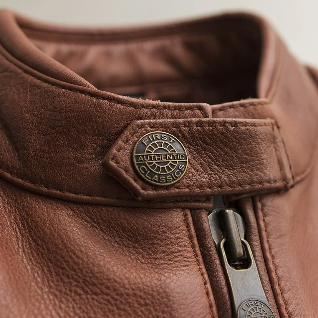 Sentinel Men’s Motorcycle Leather Jacket | Columbus Leather USA