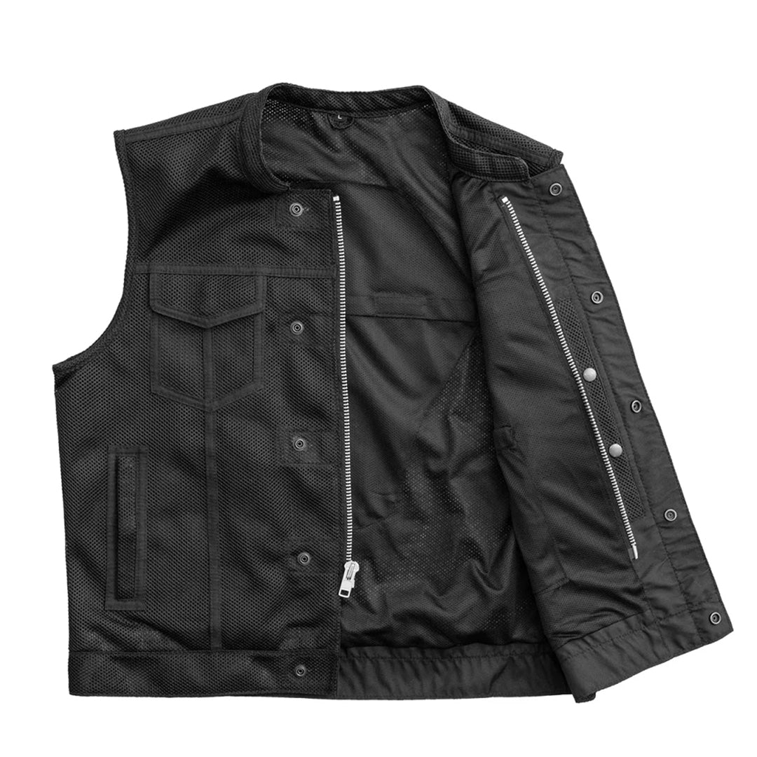 Speedmaster Moto Mesh Men’s Motorcycle Vest | Columbus Leather USA