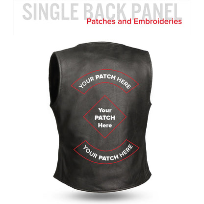 Storm Queen – Women’s Motorcycle Leather Vest | Columbus Leather USA