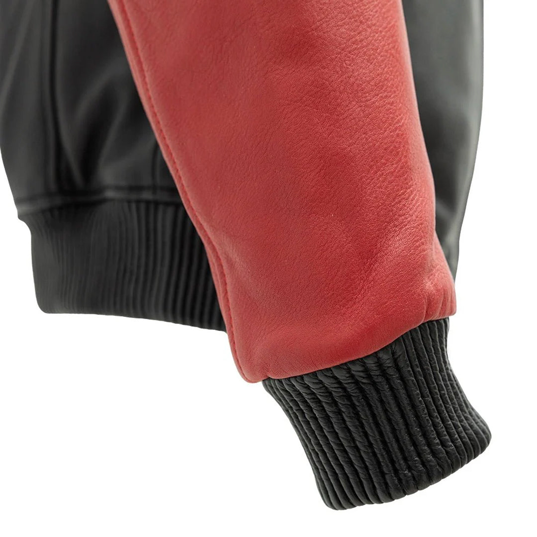 Thunder Bomber Two Tone Men’s Leather Jacket | Columbus Leather USA