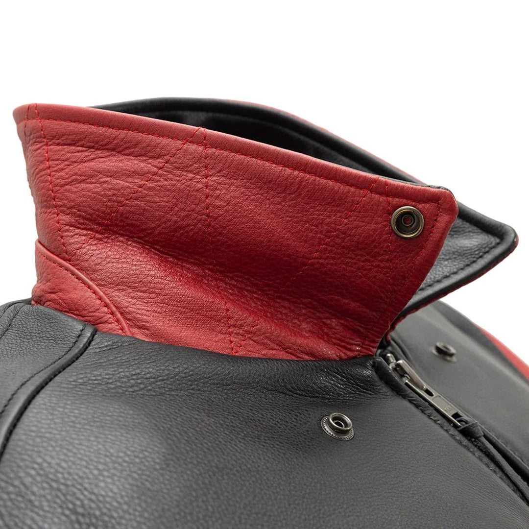 Thunder Bomber Two Tone Men’s Leather Jacket | Columbus Leather USA