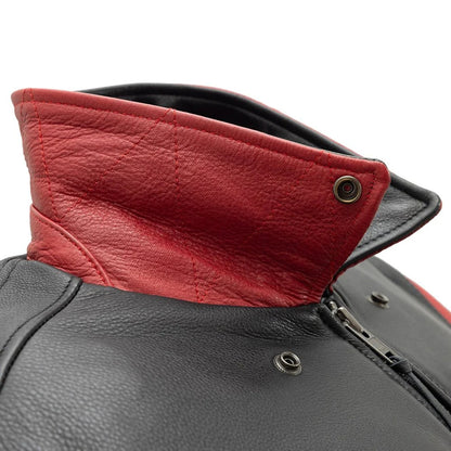 Thunder Bomber Two Tone Men’s Leather Jacket | Columbus Leather USA
