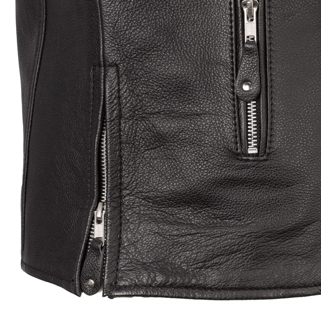 Thunderbolt Men’s Motorcycle Leather Jacket | Columbus Leather USA