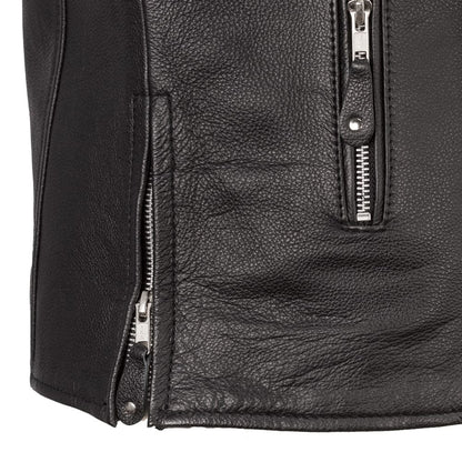 Thunderbolt Men’s Motorcycle Leather Jacket | Columbus Leather USA