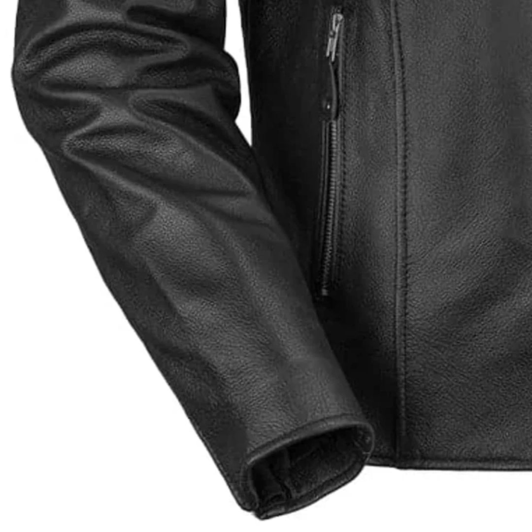 Thunderbolt Men’s Motorcycle Leather Jacket | Columbus Leather USA