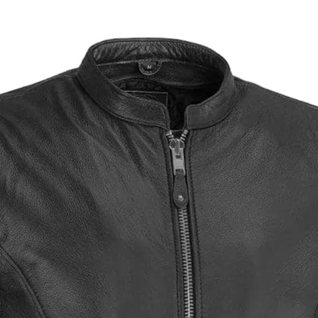 Thunderbolt Men’s Motorcycle Leather Jacket | Columbus Leather USA