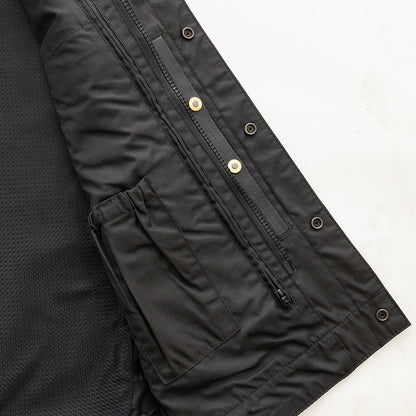 Viper Club Style Men’s Motorcycle Leather Vest | Columbus Leather USA